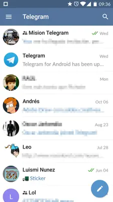 Telegram android App screenshot 1