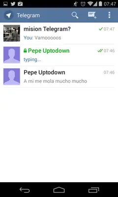 Telegram android App screenshot 4