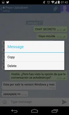 Telegram android App screenshot 8